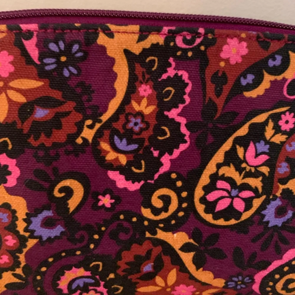 Ann Taylor Paisley Cosmetic Makeup Travel Bag NWT
